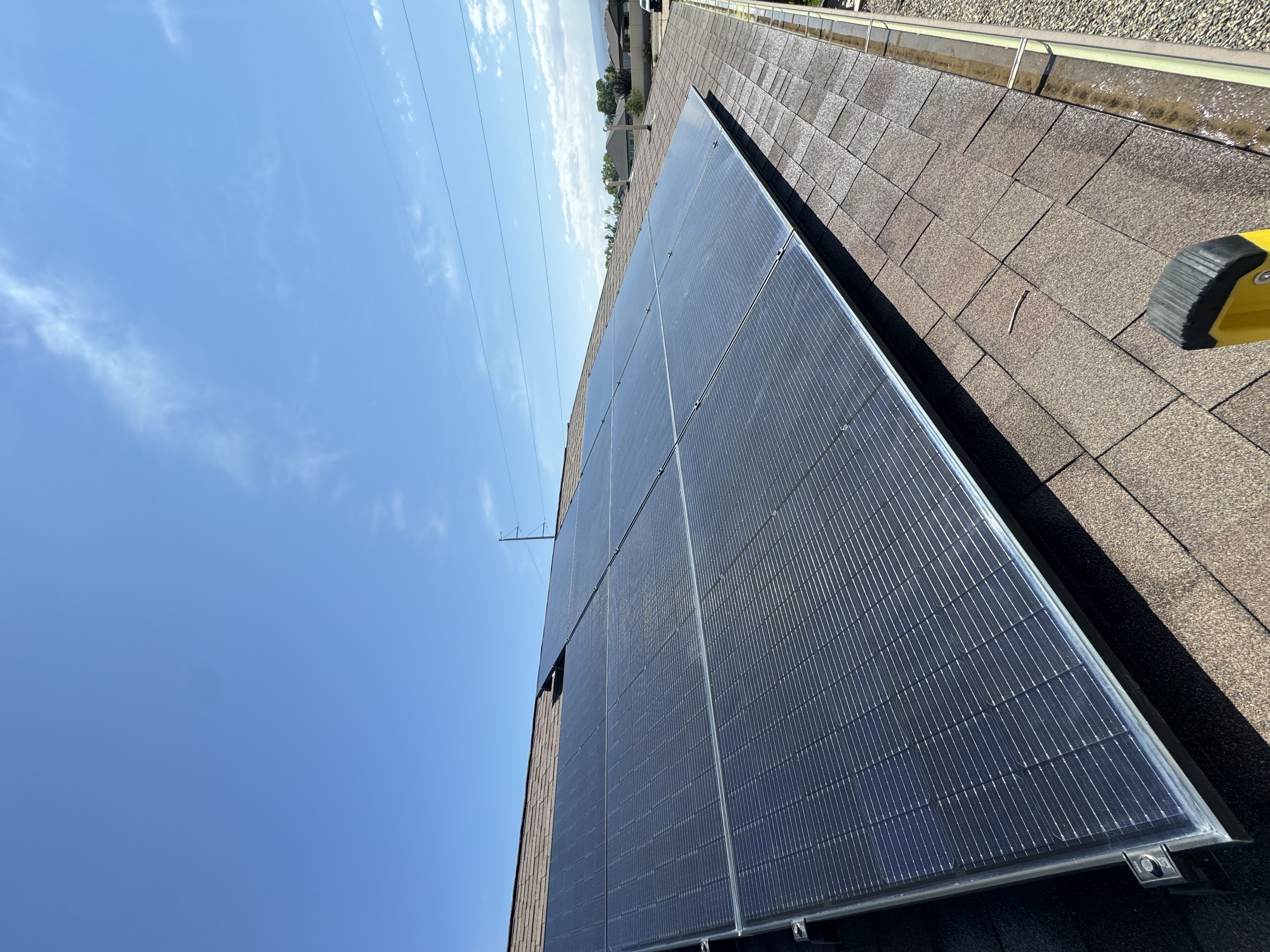 Clean solar panels after cleaning